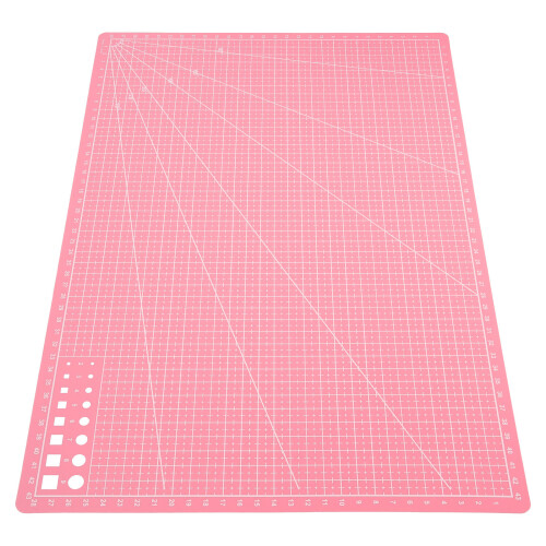2Stk PP Schneidematte Pink Doppelseitig Für Basteln Und DIY Projekte 1