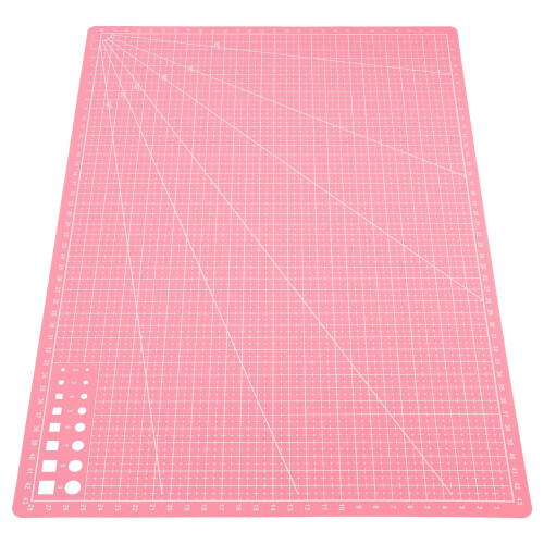 2Stk PP Schneidematte Pink Doppelseitig Für Basteln Und DIY Projekte 2