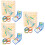 3 sets holz geobrett mit musterkarten & gummibänder, formen puzzle 9