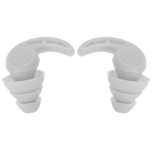 1Paire Bouchons Oreilles Souples Silicone Blancs Réduction Bruit