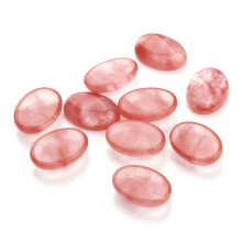 10Pièces Accessoires Agate Melon Forme Ovale DIY