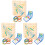 3 sets holz geobrett mit musterkarten & gummibänder, formen puzzle 4