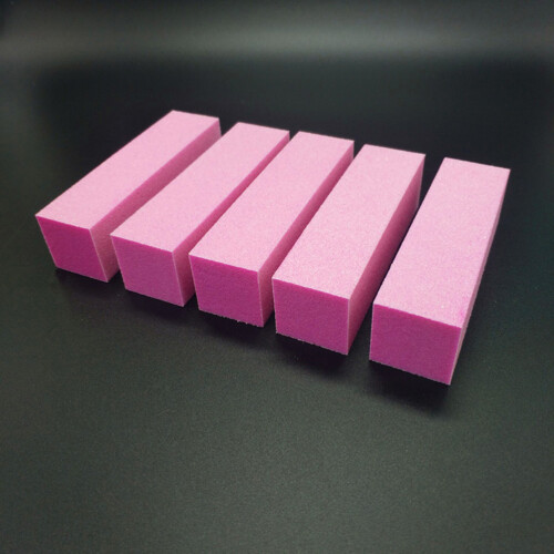 bloc de ponçage pour ongles professionnel 10 pièces rose 2