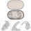 1Paire Bouchons Oreilles Souples Silicone Blancs Réduction Bruit 10