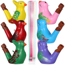 18Pièces Sifflets Enfants En Céramique Formes Animaux Couleurs Variées