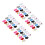 36Paires Mini Coton Accessoires Jeu Enfants 6