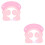2Pièces Bonnet Shampooing Bébé Silicone Rose Confortable Ajustable 7