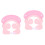 2Pièces Bonnet Shampooing Bébé Silicone Rose Confortable Ajustable 5