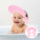 2Pièces Bonnet Shampooing Bébé Silicone Rose Confortable Ajustable 9