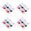 36Paires Mini Coton Accessoires Jeu Enfants 8
