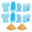 1 Set Accessoires Miniatures De Bâtiments Célèbres En Résine 9