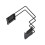 correcteur de posture pour violon, redresseur d'archet double orbite noir 9