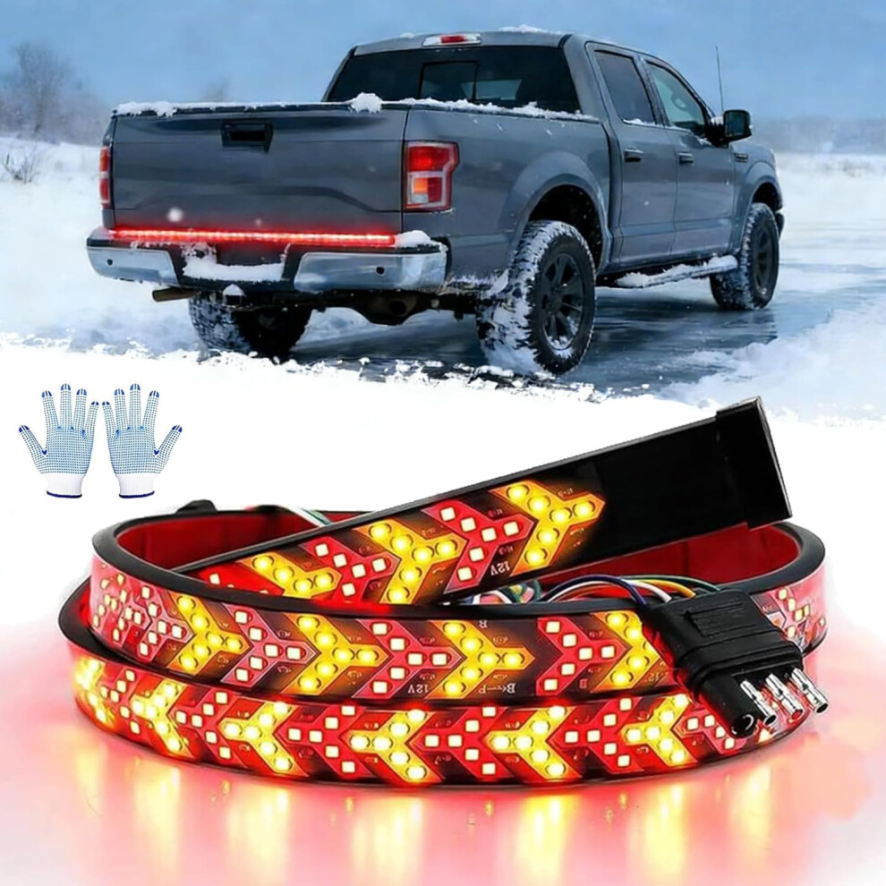 60 Inch Led Tailgate Bar Strip Weatherproof Arrow Turn Signal For Car Clear Visible Light 3233222916744