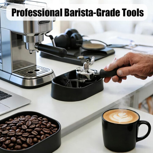 Σετ Καθαρισμού Coffee Portafilter, Ηλεκτρικό, με Βούρτσα & Θήκη - για 51/53/58mm 1