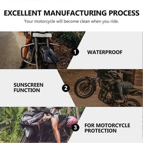 1pc Motors Protector Cover Waterproof Shelter Practical Motorcycle Cover 1