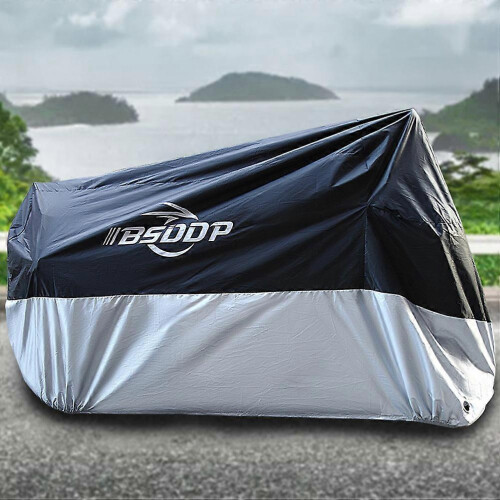 1pc Motors Protector Cover Waterproof Shelter Practical Motorcycle Cover 2