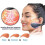 (White)EMS Microcurrent Lifting Device, Microcurrent Facial V Shape Beauty Device, EMS Microcurrent Lifting, V Face Shaping Massager 3