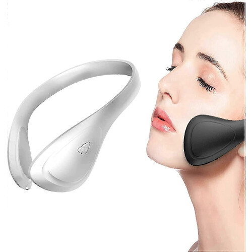 (White)EMS Microcurrent Lifting Device, Microcurrent Facial V Shape Beauty Device, EMS Microcurrent Lifting, V Face Shaping Massager 1