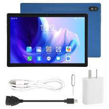 Android-Tablet, 10,1 Zoll, Octa-Core-Prozessor, erweiterbarer Speicher, IPS-HD-Bildschirm, zwei Lautsprecher, langlebiger Akku und Bluetooth-Tastatur