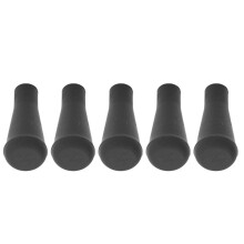 Punte di gomma morbida da 6mm per arcieri - Set da 5 pezzi, per tiro sicuro