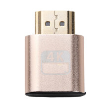Headless Ghost Adapter For HDMI Display, Dummy Plug Virtual Monitor With 4K Resolution And EDID Passthrough Compatibility, Graphics Card Enhancer For