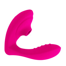 Clitorale zuigvibrator met G-spotstimulatie, waterdichte, oplaadbare vibrerende dildo, persoonlijke massager met ergonomisch ontwerp voor sensuele