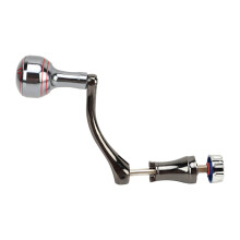 Fishing Reel Handle Full Metal Rocker Arm Grip High Quality Metal Material Premium Replacement Spinning Reel Handle For Spin Reels With EVA Grip Parts