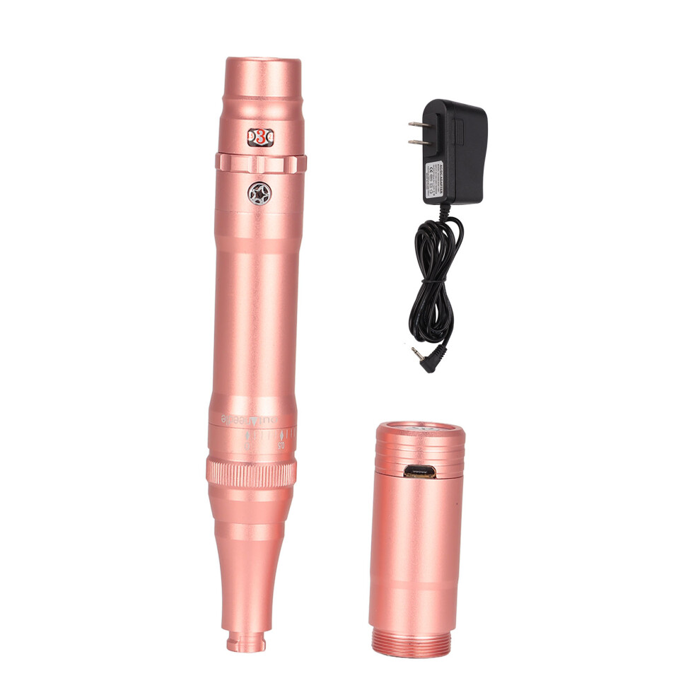 Micropigmentation Machine, Perfect Precision Wireless Tattoo Pen with Anti-backflow Design and High Visibility Cartridge Needles for Eyebrow Lip