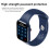 Αθλητικά λουράκια για Apple Watch με διπλό κούμπωμα, εύκολη εγκατάσταση, εύκαμπτο, 4