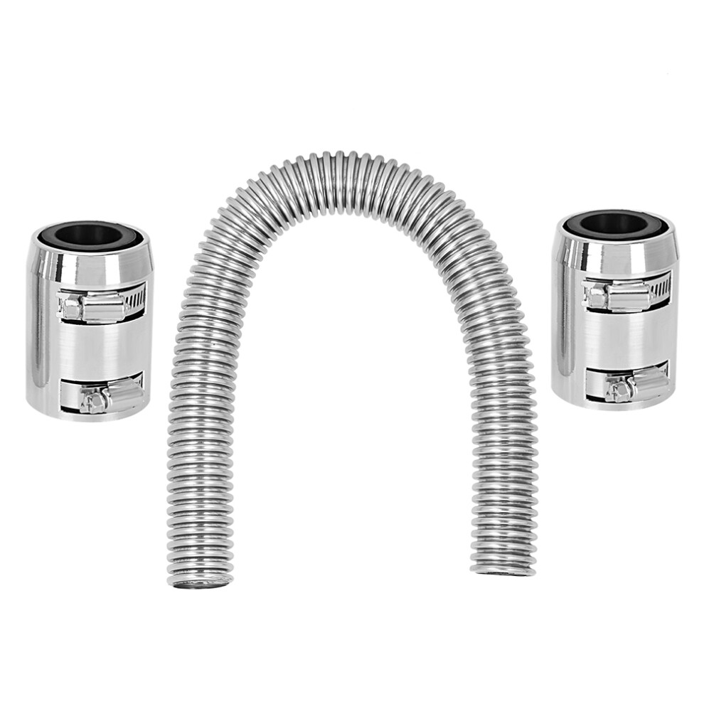 Flexible Radiator Hose Universal Fitment Stainless Steel Coolant Water Hose Kit Heat Resistance Corrosion Resistance Replace Standard Rubber Radiator 9482726484059
