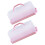2pcs Bread Storage Container with Transparent Lid, Rectangular Reusable Bread Box for Travel and Kitchen 1