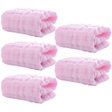 10Stk Babyhandtücher Mullstoff Rosa Für Gesicht Sabbertücher