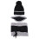 1Ensemble Ensemble Tricot Bonnet Écharpe Noir Antivent 1