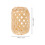 6Pièces Mini Lanternes En Bambou Beige Accessoires DIY Créatifs 2