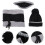 1Ensemble Ensemble Tricot Bonnet Écharpe Noir Antivent 4