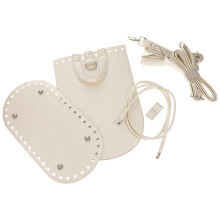 7Pièces Accessoires Argentés Pour Tissage De Sacs DIY Premium PU