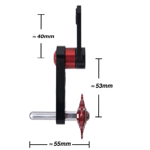 roue de guidage pour pliant, denté 1