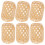 6Pièces Mini Lanternes En Bambou Beige Accessoires DIY Créatifs 8
