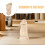 4 pièces en bois sculpté clair, décoratives, pour entrées 9