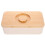 Boîte À Pain Beige Bois PP Couvercle De Coupe 1