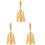 3Pièces À Main Vintage Décor Signal 3