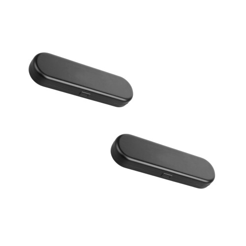 4Pièces Malette Transport Fléchettes Acier Noir Protection Durable 2