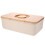 Boîte À Pain Beige Bois PP Couvercle De Coupe 4