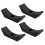 20Pièces Supports Haltères Noir Protection Sol Rangement 1