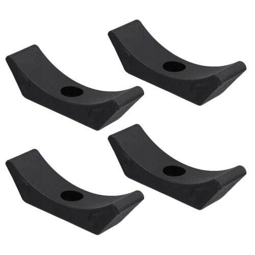 20Pièces Supports Haltères Noir Protection Sol Rangement