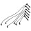 6 Sets Spark Plug Wire Kit: High Performance Ignition Coil Spark Plug Wire Replacement - Engine Ignition Cable for Daily Driving 2
