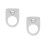 2Pièces Anneaux Ligatures Acier Durable Clair Caoutchouc 10