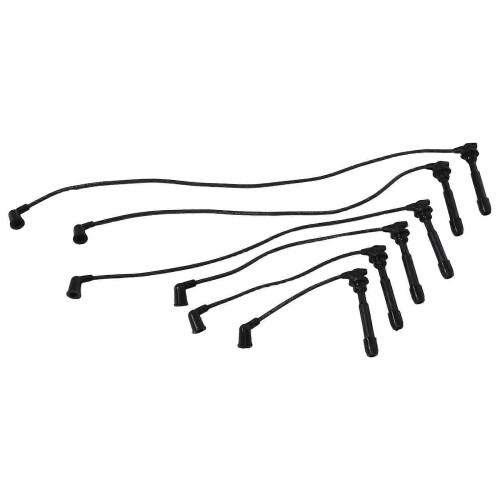 6 Sets Spark Plug Wire Kit: High Performance Ignition Coil Spark Plug Wire Replacement - Engine Ignition Cable for Daily Driving 2