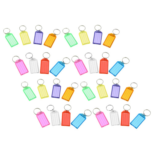 50Pièces Tags Plastique Pour Valises Info Usage Aéroport