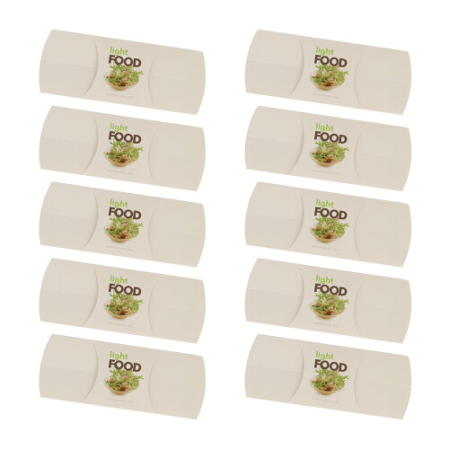 10Pièces Papier Transparent Pour Emballer Burritos Snacks